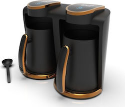 Inca Turbo Wonder Serie Touch-Control Duo Elektrische griechische Kaffeekanne 400W mit Gewicht 2lt Schwarz Inca Turbo Wonder Serie Touch-Control Duo Elektrische griechische Kaffeekanne 400W mit Gewicht 2lt Schwarz