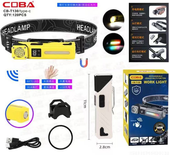 Rechargeable LED Head Flashlight
