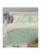 Melinen Sienna Bettlaken King Size 260x270cm Sienna Forest (4 Stück)