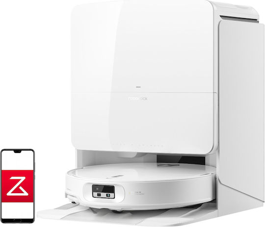 Roborock Qrevo Edge 2 Pro Roboter-Staubsauger mit Kartierung Laser & Saugkraft 25000Pa Weiße
