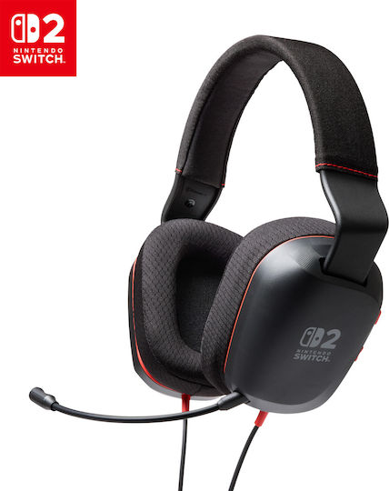 PowerA NSHS0581 Over Ear Gaming Headset with 3.5mm Connectivity for Nintendo Switch 2