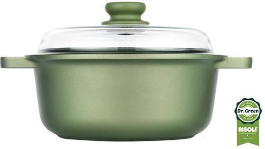 Risoli Dr Green Βαθιά Κατσαρόλα από Χυτό Αλουμίνιο 3.5lt