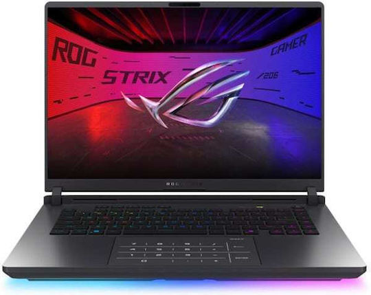 Asus ROG Strix G16 G615LW-S5029W 16" IPS QHD+ 240Hz (Ultra 9-275HX/32GB/1TB SSD/GeForce RTX 5080/W11 Home) Eclipse Grey (Международна английска клавиатура)