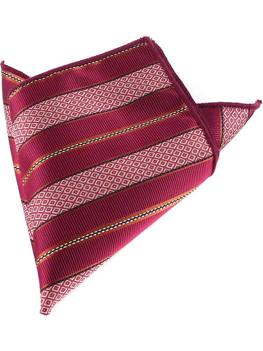 Herrenschal Tasche Grau / Burgundisch