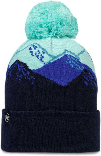 Tatik Beanie Unisex Knitted Beanie in Blue Colour