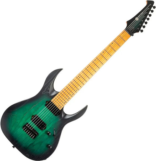 Spira Electric Guitar with S Pickups Arrangement Green