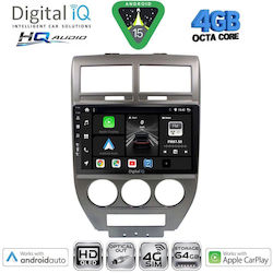 Digital IQ Sistem Audio Auto pentru Jeep Compass / Patriot 2007-2016 Bluetooth USB Wi-Fi GPS Apple CarPlay Android Auto cu Ecran Tactil 10"