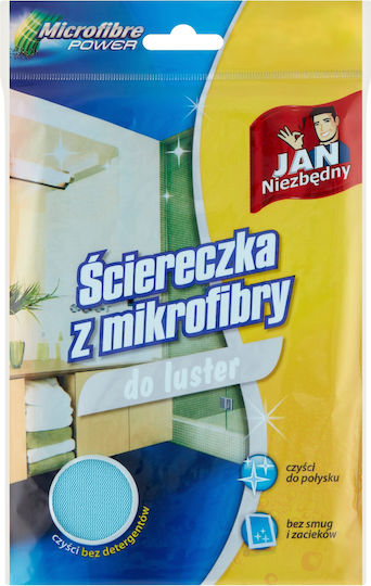 Jan Essential Microfiber Cloth Mirrors 30x30 Cm Streak-free 1 Pc