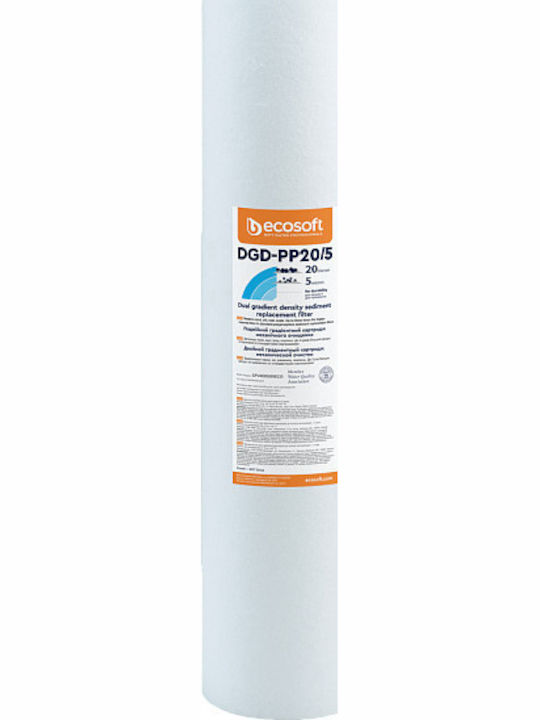 Ecosoft Ecosoft Wasserfilterpatrone 20" Groß-Blau DGD - PP20 / 5 20 μm