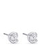 Ortaxidis Earrings From 18K White Gold With Diamond