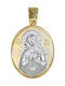 Ioannis Kosmima Pendant Kids Charm with Virgin Mary in 9K Gold AFP-924730Y