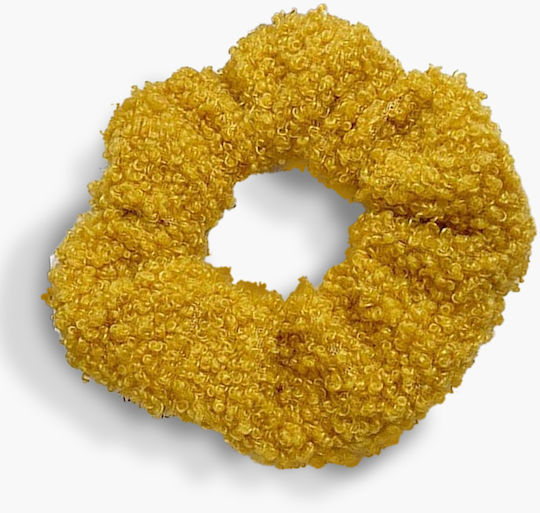 Wooly Scrunchie Pentru Păr Din Chenille Dulce Cozy Chic Galben