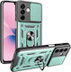 Techsuit Handyhülle Umschlag Rückseite Grün (Samsung Galaxy A27 5G)