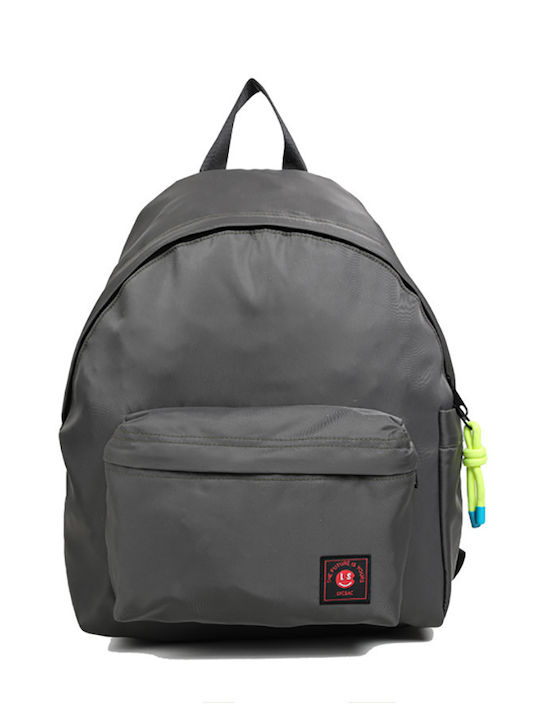 Lyc Sac Drop School Backpack Gray With Water Bo...