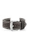 Pacific Gray Leather Strap 20mm