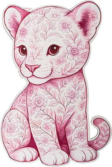 Wooden Printed Decorative Pink Tiger 22cm Inspired Theme Baby Dior K1031 Nv-1201031-roz