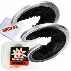 Brunox Motorradreinigungsbürsten Kette & Zahnräder 2 Stück
