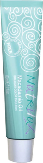 Intercosmo Nutrilux Vopsea Permanentă de Păr cu Ulei de Macadamia 9.19 Madreperla 60 Ml