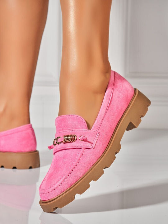 Seastar Shoes Mocasini Dama În Culoare Fuchsia