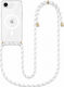 Silicone Case Cord White Iphone 16 Pro Max Transparent Magline