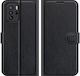 Tel1 Xiaomi Poco X3 Gt Litchi Texture Horizontal Flip Θήκη Βιβλίο Black