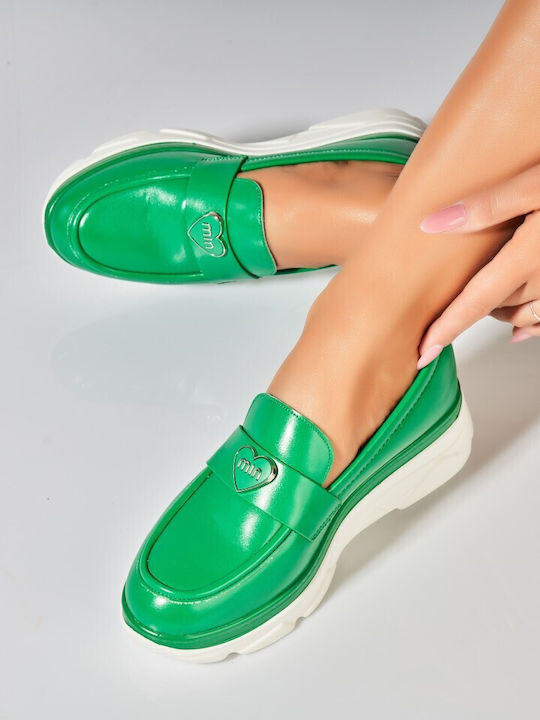 Ladystar Дамски Мокасини в Зелен Цвят