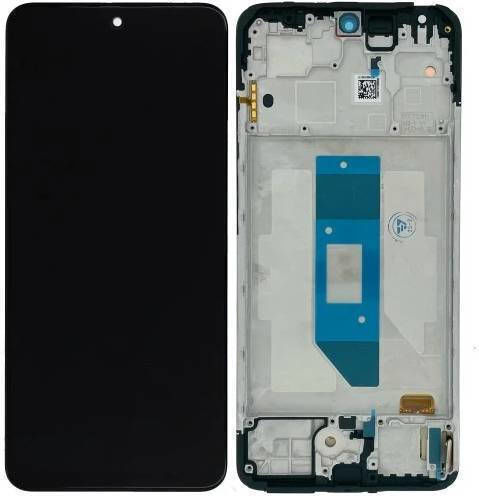 Genuine Screen with Touch Mechanism and Frame for Xiaomi Redmi Note 14 4G Black