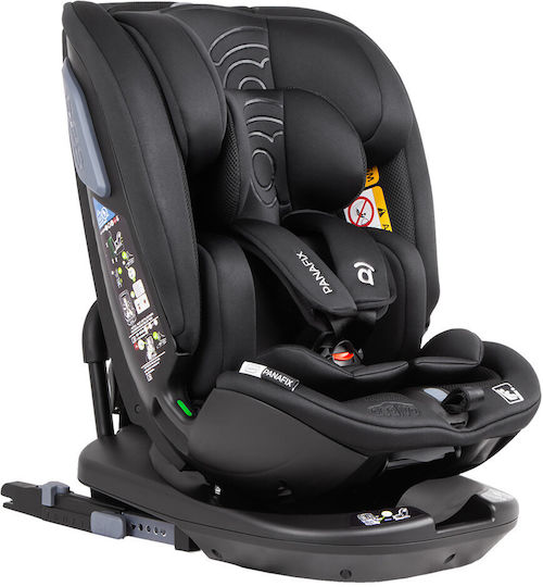 Asalvo Panafix Car Seat i-Size with Isofix Black 0-36 kg