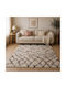 Shaggy Noelia Rug Rectangular Cream 130x180cm