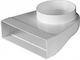 Adaptor Colțar Rotund Φ150 204x60