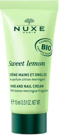 Nuxe Sweet Lemon Bogată Cremă Hidratantă pentru Mâini Crăpate 15ml