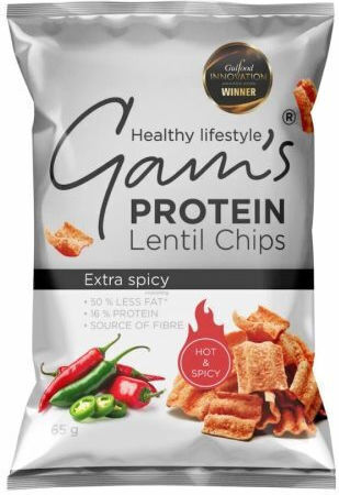 Chipsuri De Linte Proteice Picante Gam's 65gr