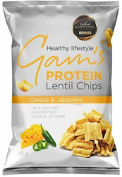 Chipsuri De Linte Proteice Gust Brânză & Jalapeno Gam's 65gr Chipsuri De Linte Proteice Gust Brânză & Jalapeno Gam's 65gr