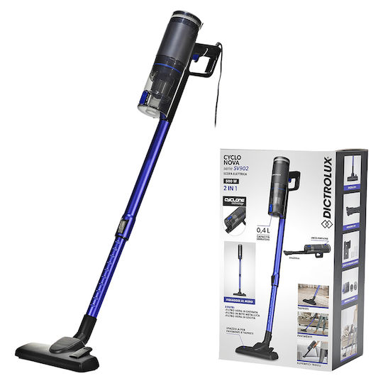 DictroLux Cyclo Nova Electric 2 in 1 Stick & Handheld Vacuum 500W Blue
