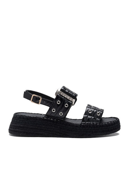 Women's Flat Sandals Black