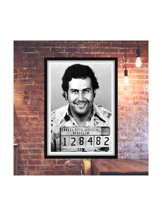 Poster Escobar Prt005 40cm X 50cm Κορνίζα Καφέ ...