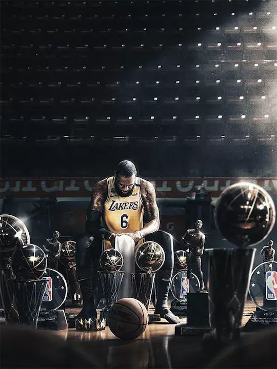 Poster Nba Lebron Trophies Snk064 40cm X 50cm Κ...