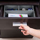 Relaxdays Drawer Organizer in Grey Color 10x33x35cm 4 Pieces