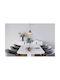 Light Home Candelabru Suspendat Negru cu Soclu E27