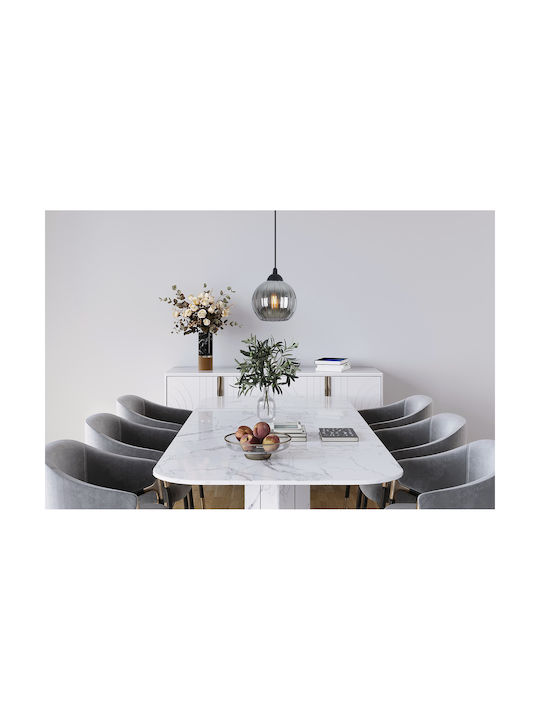 Light Home Deckenleuchte Schwarz mit Lampenbirnensockel E27