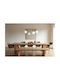 Light Home Κρεμαστό Φωτιστικό Χρυσό με Ντουί E14