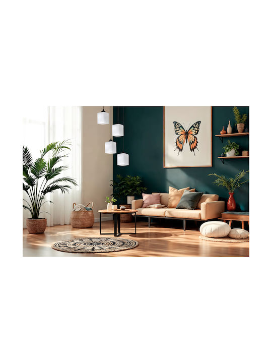Light Home Pendant Ceiling Light Black with E27 Socket