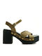Myconian Leather Sandals Brown