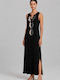 Summer Maxi Dress for Wedding / Christening Black