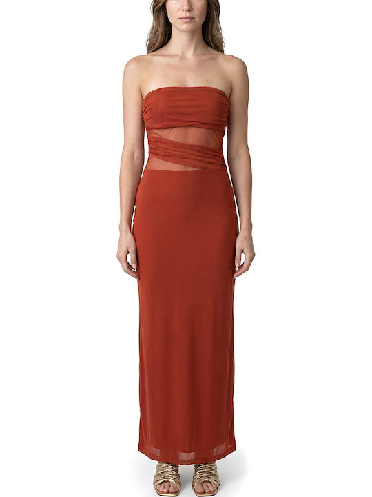 MY T Rochie Cu Tul Rochie All Day Portocalie