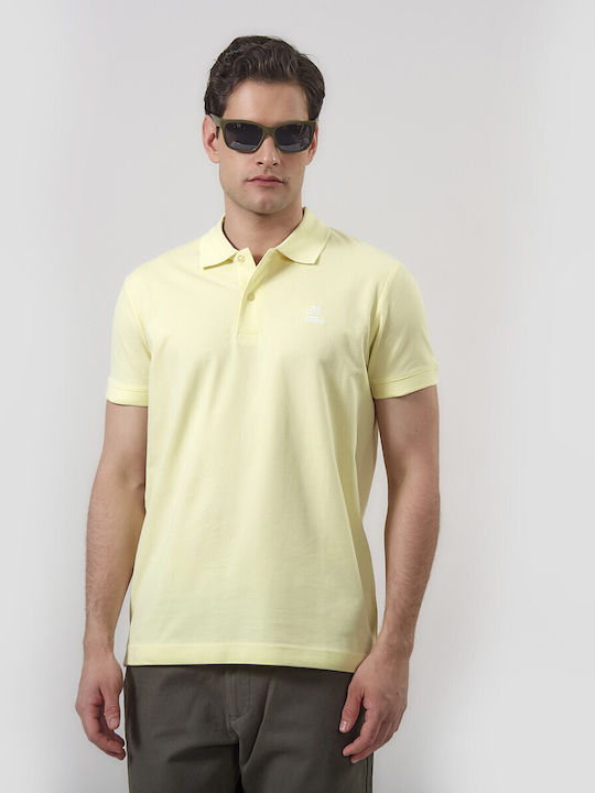 Admiral Polo Short Sleeve Blouse Yellow