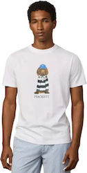 Hackett Heritage Тениска Оптик Бял