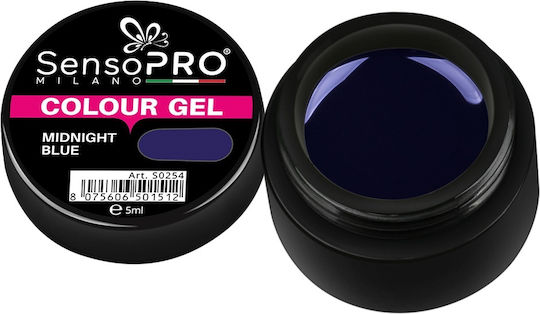 Gel UV Colorat Albastru Închis 5ml Sensopro Milano