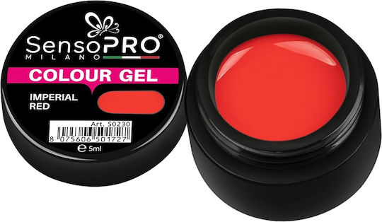 Imperial Red Colored Uv Gel 5ml Sensopro Milano
