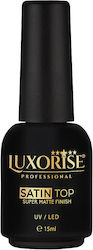 Satin Top Coat Super Matte Finish Luxorise 15ml